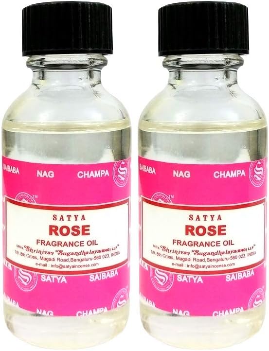 (2-Pack) Satya Rose Fragrance Oil 30 ml