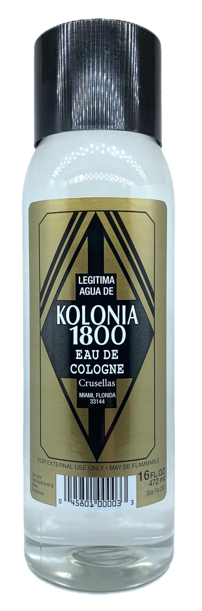 Crusellas Kolonia 1800 Natural Cologne 16 fl oz