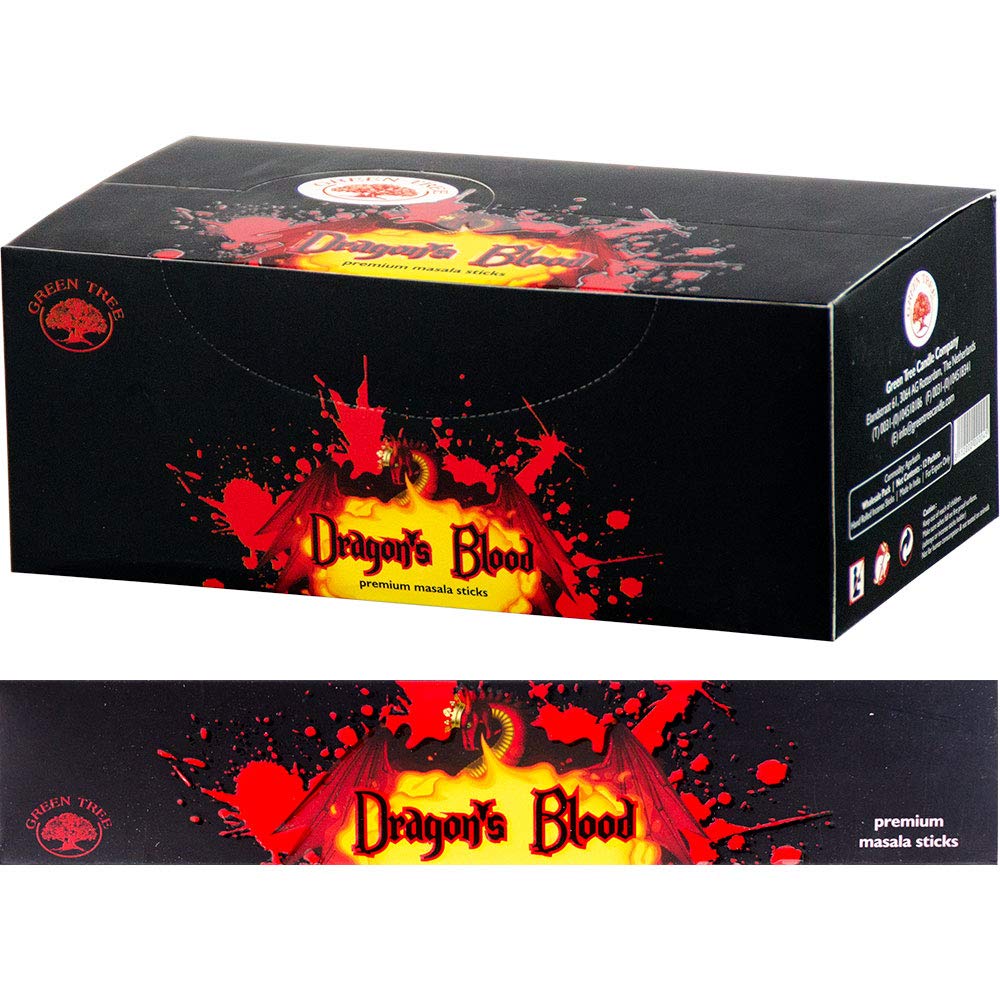 Kheops International Green Tree Incense Stick 12 x 15gr (Dragon's Blood)