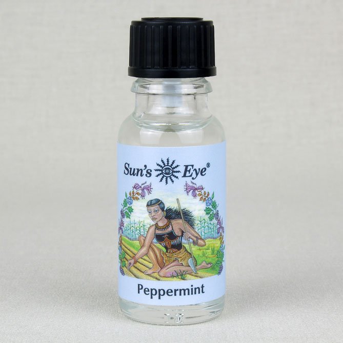 Peppermint - Sun's Eye Mystic Blends Oils - 1/2 Ounce Bottle