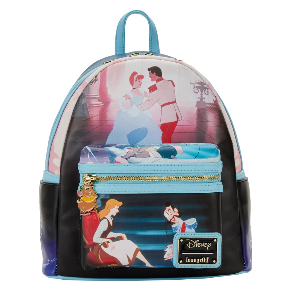 Loungefly Disney Cinderella Princess Scene Womens Double Strap Shoulder Bag Purse