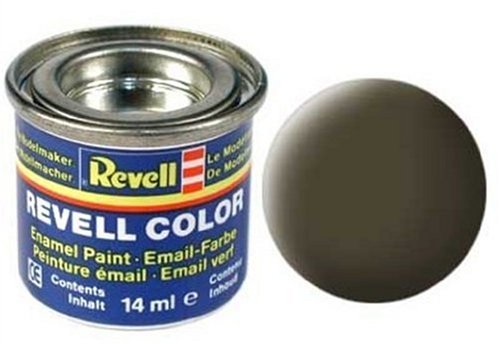 Pintura mate negra y verde de 14 ml de Revell Esmaltes