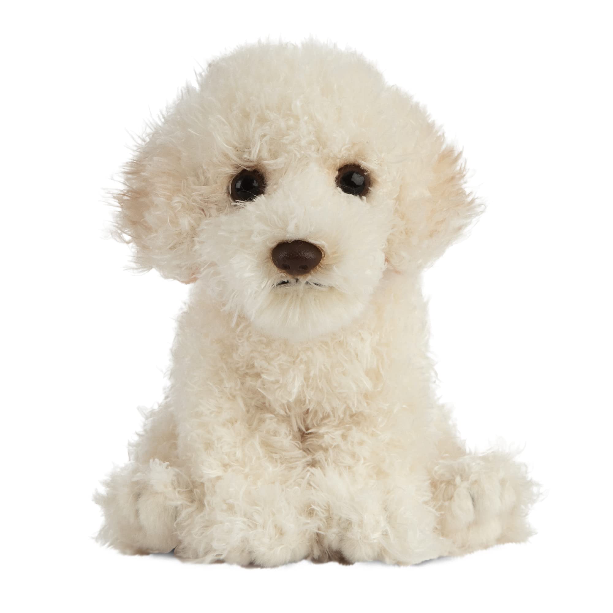 Living Nature Labradoodle Puppy, Realistic Soft Cuddly Dog Toy, Naturli Eco-Friendly Plush, 6 Inches