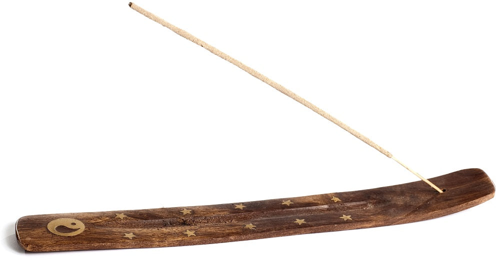 Traditional Incense Holder with Inlaid Design 10 Inches Assorted Design