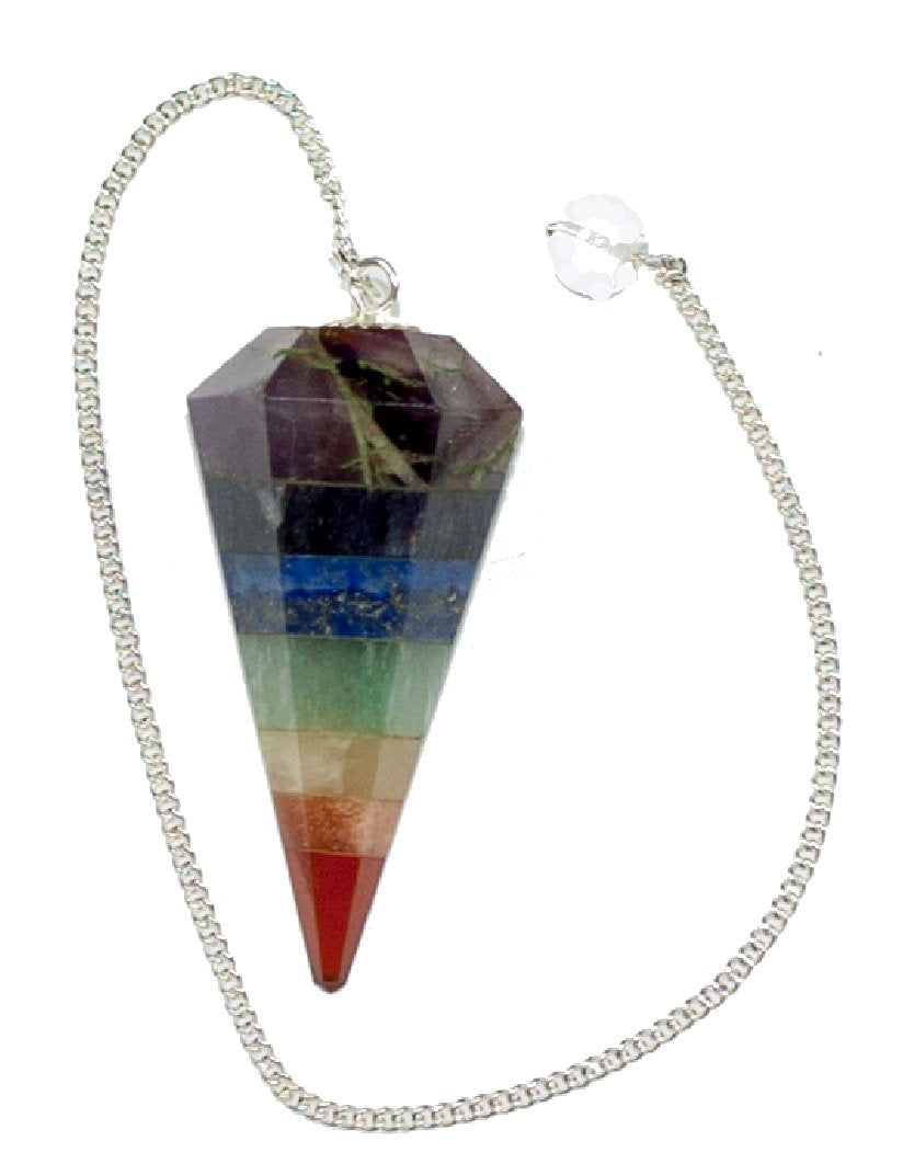 7 Chakra Pendulum Various - Divination, Dowsing - Develop your Intuition