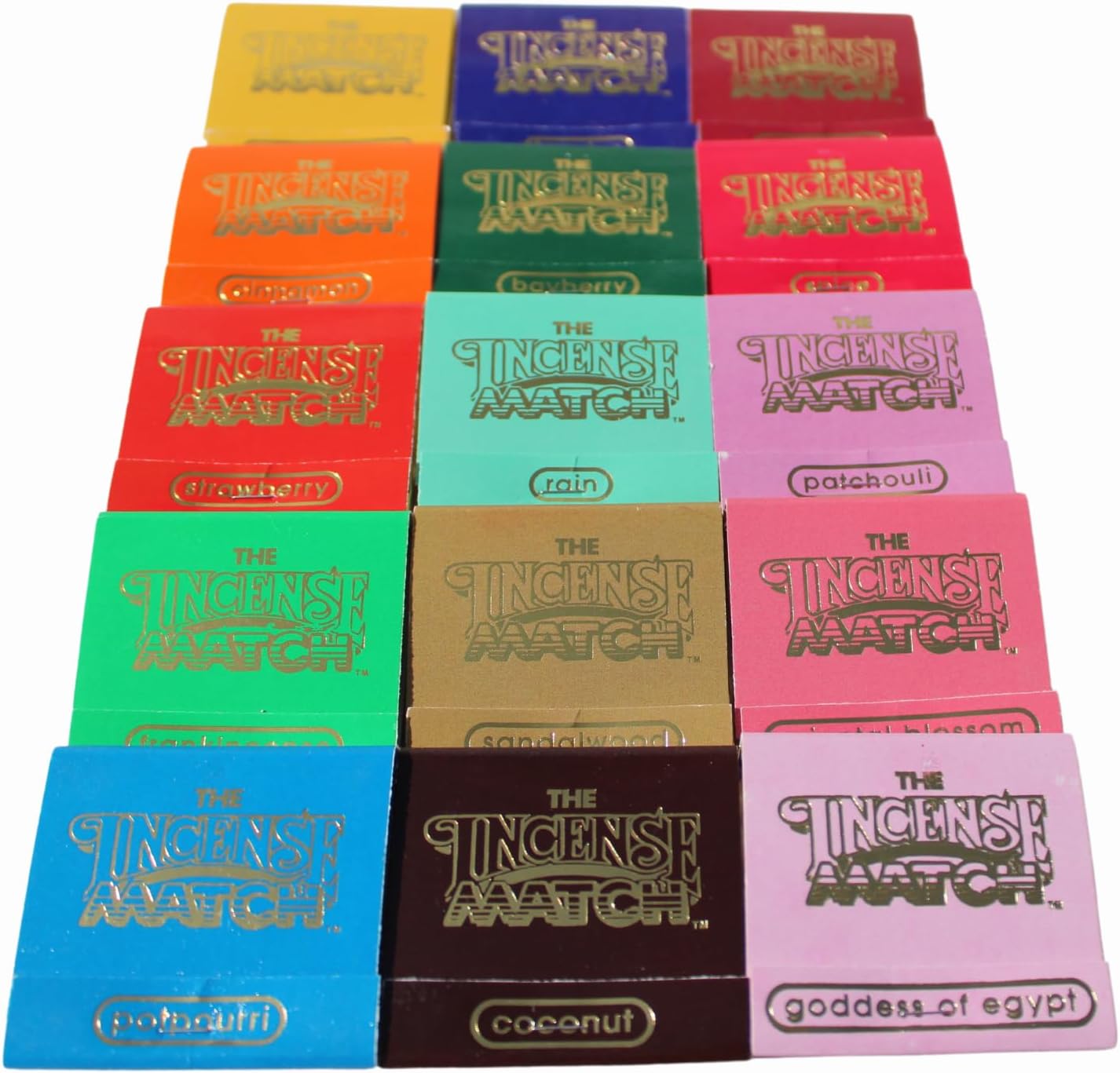 Incense Matches 15 Pack Variety - Eliminate Odors and Refresh The Air Anywhere