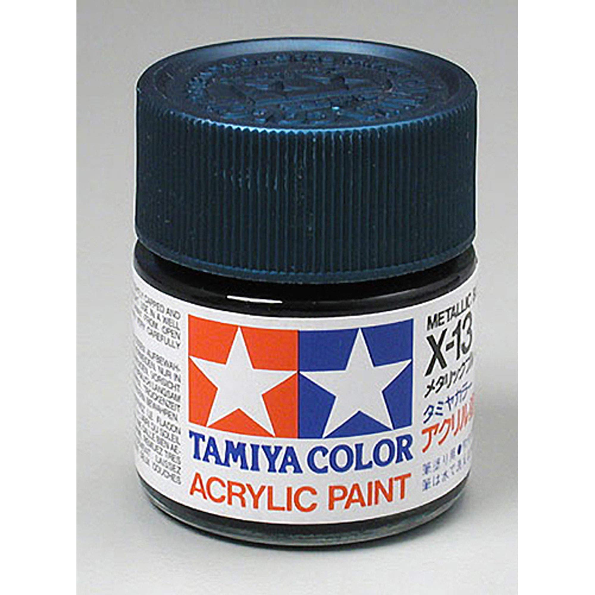 Tamiya Acrylic X13 GlossMetal Blue TAM81013 Plastics Paint Acrylic