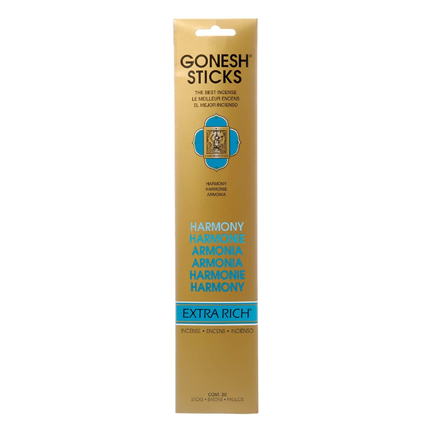 Gonesh Extra Rich Harmony Incense 20 Sticks