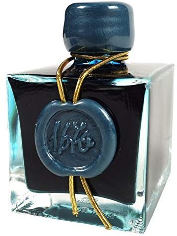 Herbin 1670 Anniversary Ink - Gold Sheen 50ml Bottle - Emerald of Chivor