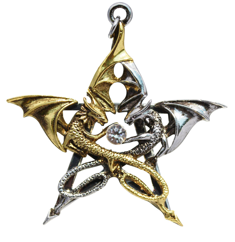 Eastgate Resource Draca Stella for Good Fortune by Anne Stokes Pendant