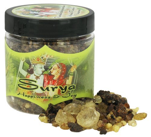 Prabhuji's Gifts Surya Happiness and Joy Ramakrishnananda Resin Incense 2.4 Oz Jar