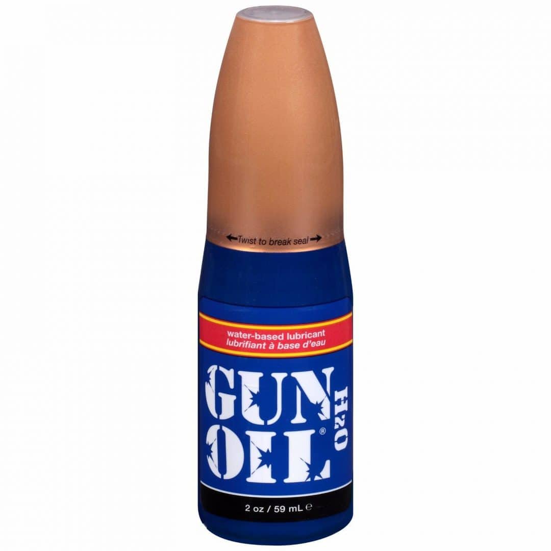 Gun Oil Water-Based Intimate Lubricant 2oz H20 lube