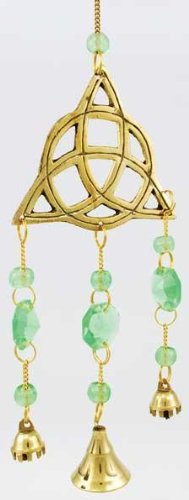 AzureGreen FW508 Brass Triquetra Wind Chime