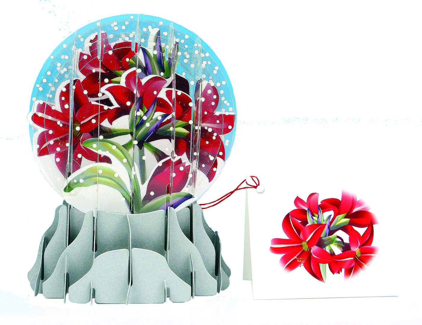 Arriba con papel 3D Amaryllis