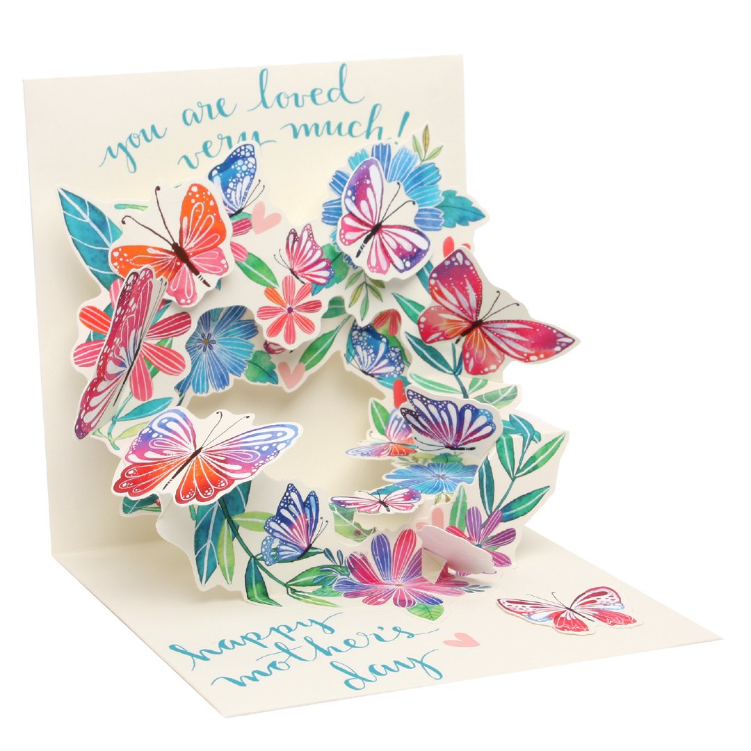 Up with Paper Treasure Happy Mother's Day (Butterfly Wreath)