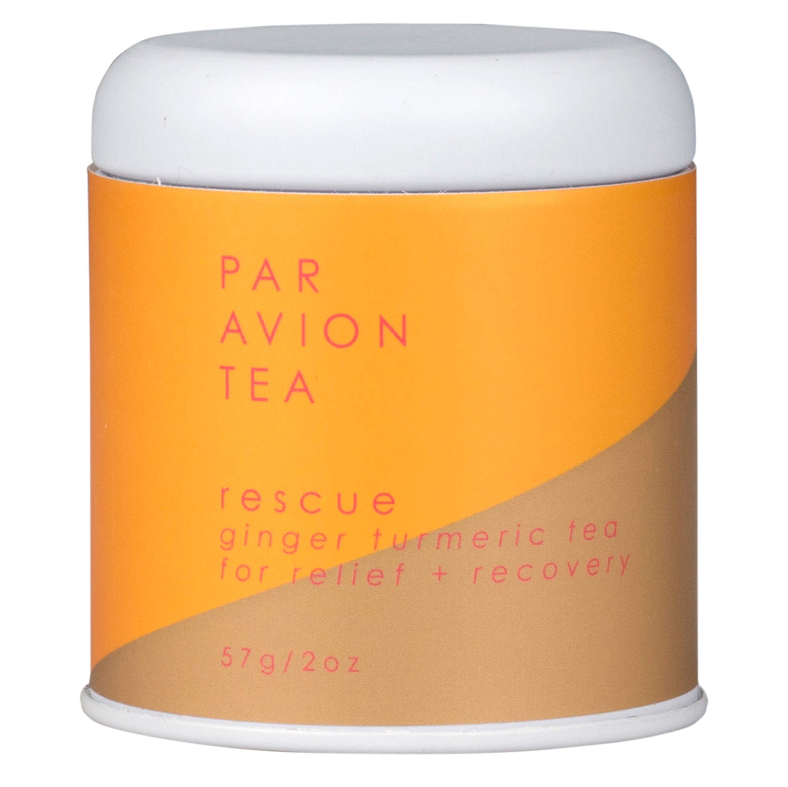 Par Avion Tea Turmeric and Ginger Tea - Small Batch Loose Leaf Tea in Artisan Tin - 2oz