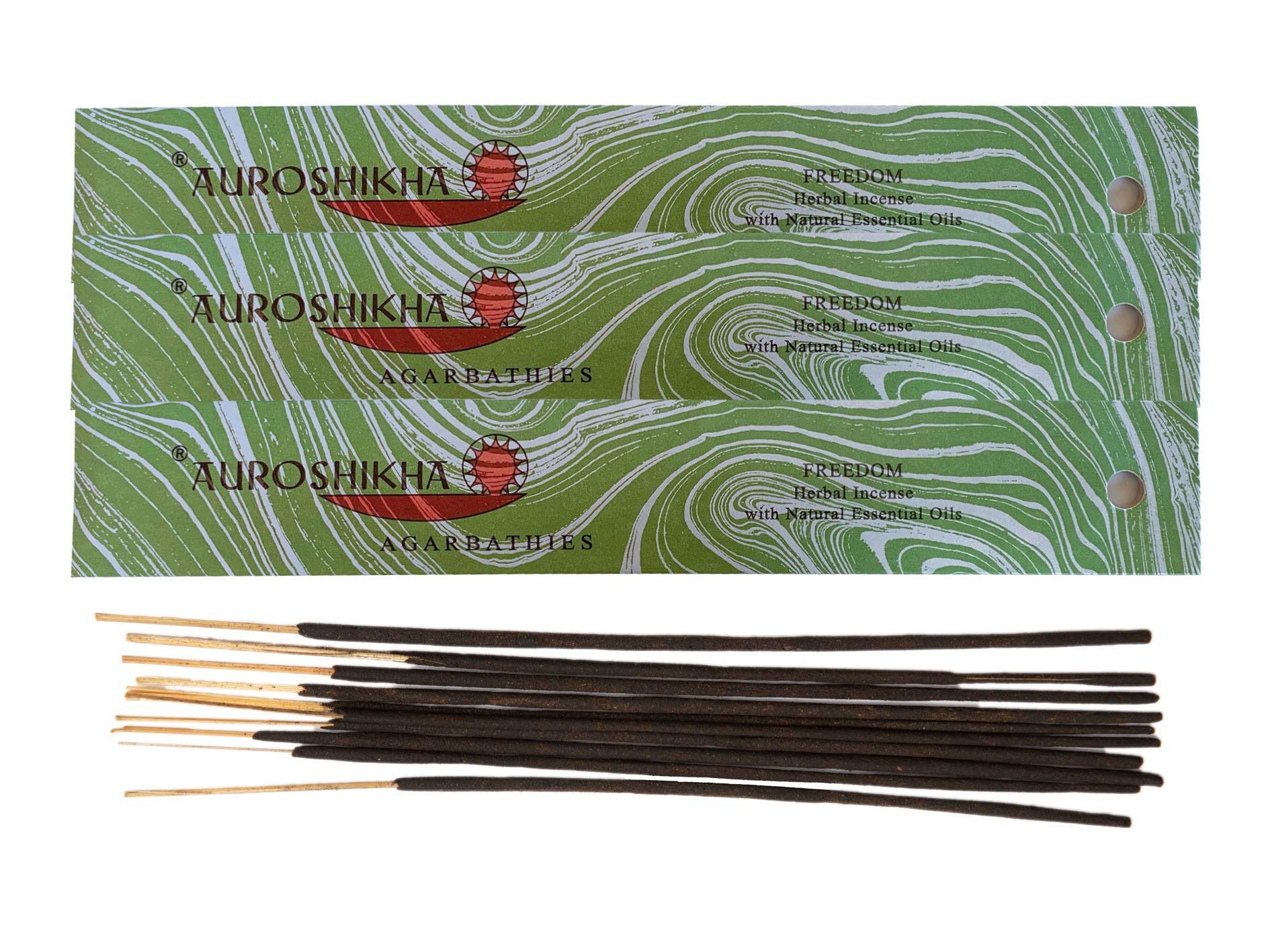 (3-Pack) Auroshikha Freedom Incense 10 Sticks