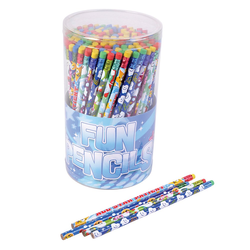 Rhode Island Novelty Dental Pencil Tub, tub of 144