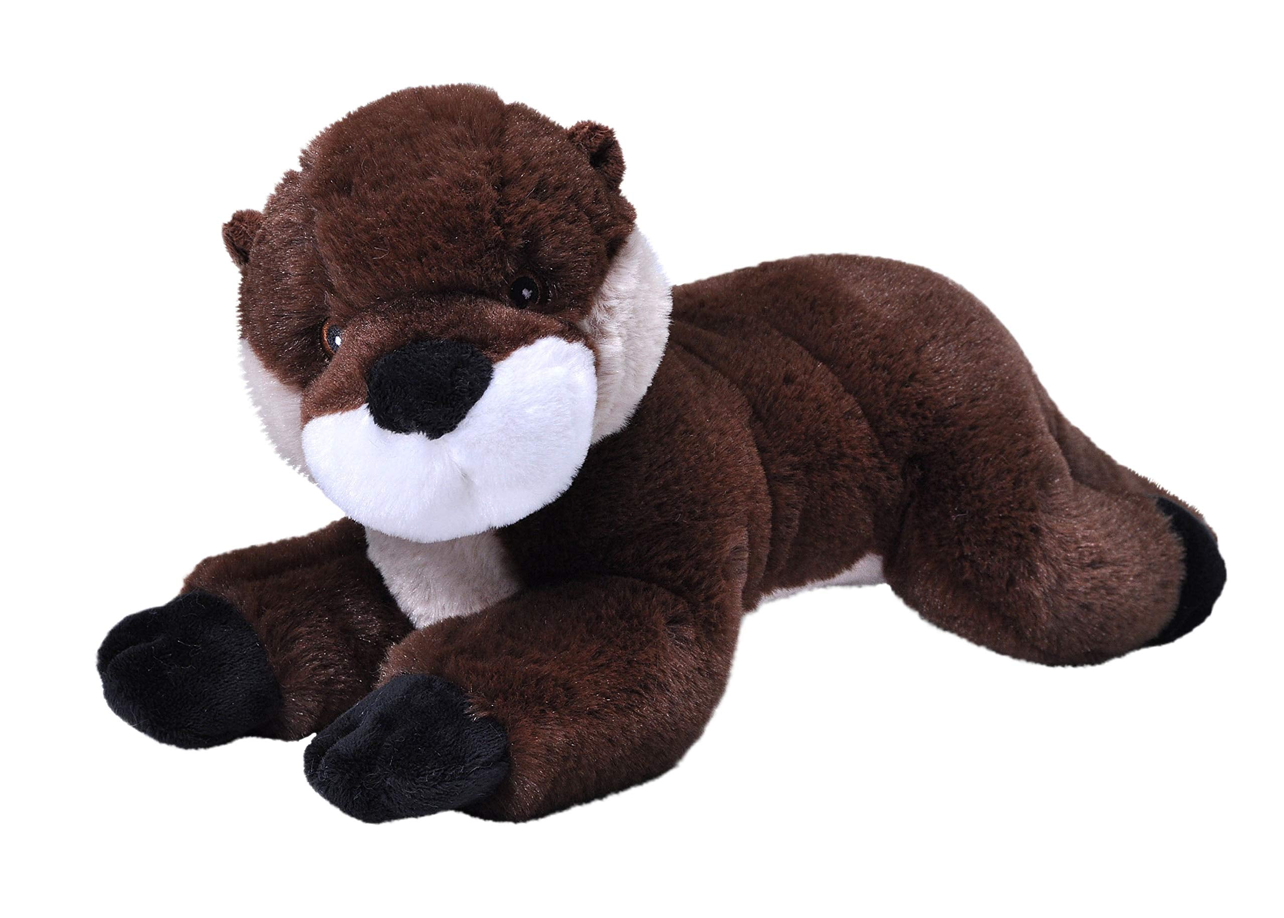 WILD REPUBLIC EcoKins River Otter Stuffed Animal 12 inch, Eco Friendly Gifts for Kids, Plush Toy, Handcrafted Using 16 Recycled Plastic Water Bottles