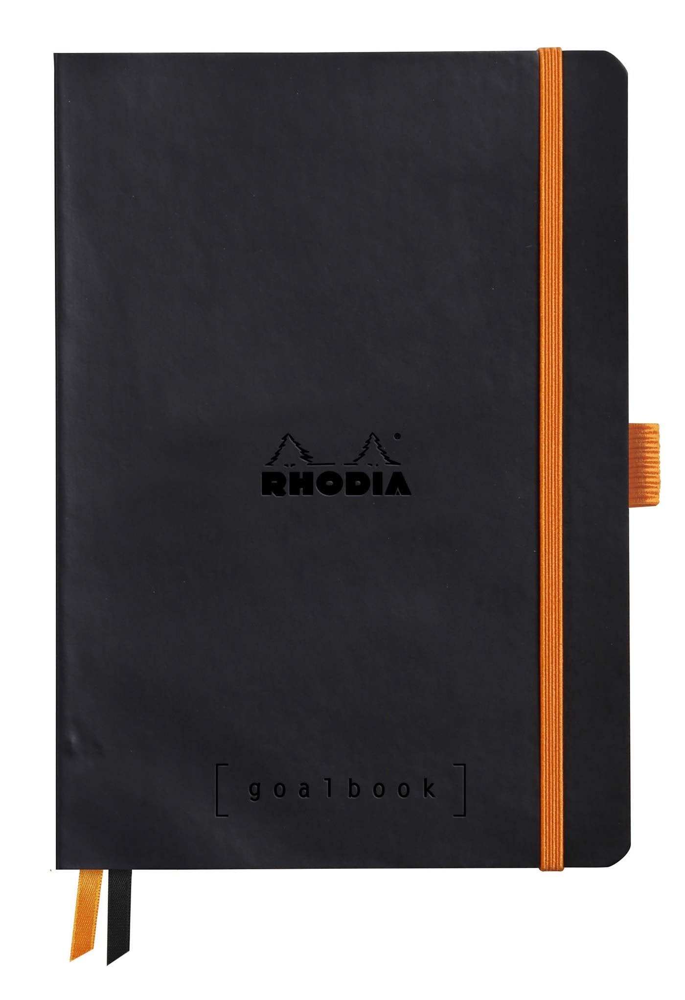 Carnet de notes Rhodia Goalbook, format A5, à pois - Noir