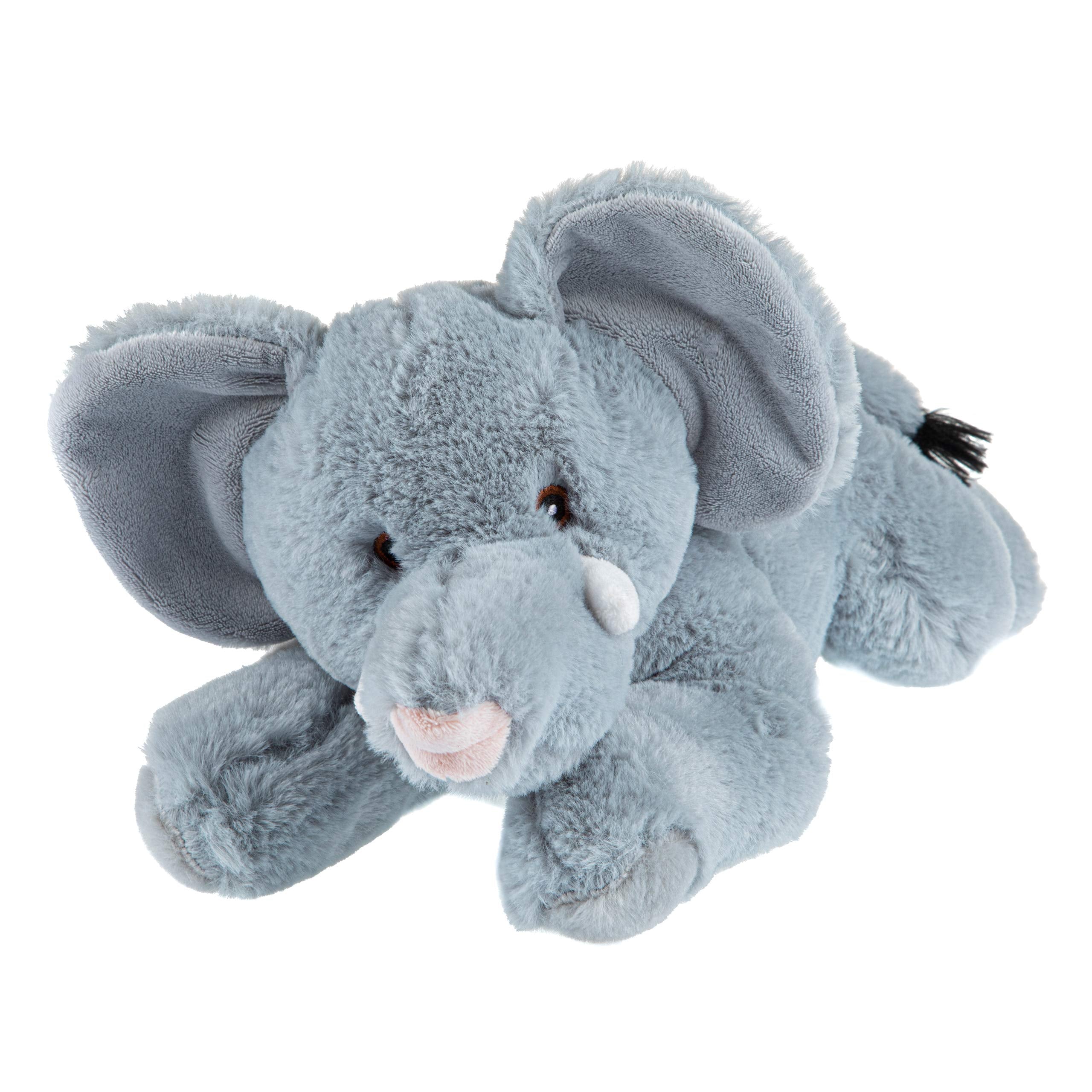 WILD REPUBLIC EcoKins African Elephant Stuffed Animal 12 inch, Eco Friendly Gifts for Kids, Plush Toy, Handcrafted Using 16 Recycled Plastic Water Bottles