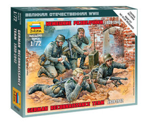 Zvezda Models 1/72 German Reconnaissance Team WWII