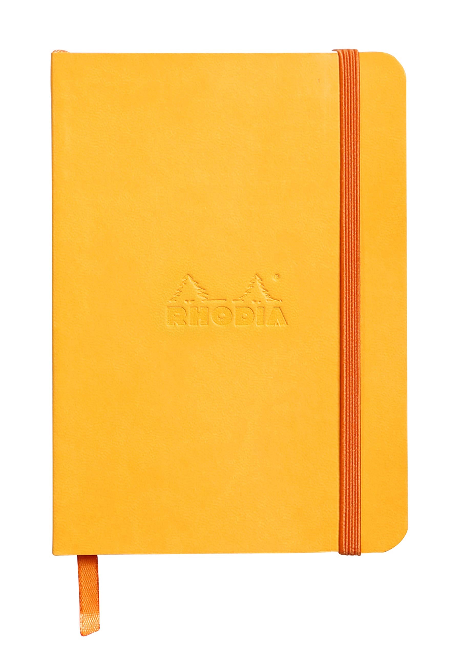 Carnet Rhodia Rhodiarama SoftCover - 72 feuilles lignées - 4 x 5 1/2 - Couverture jaune