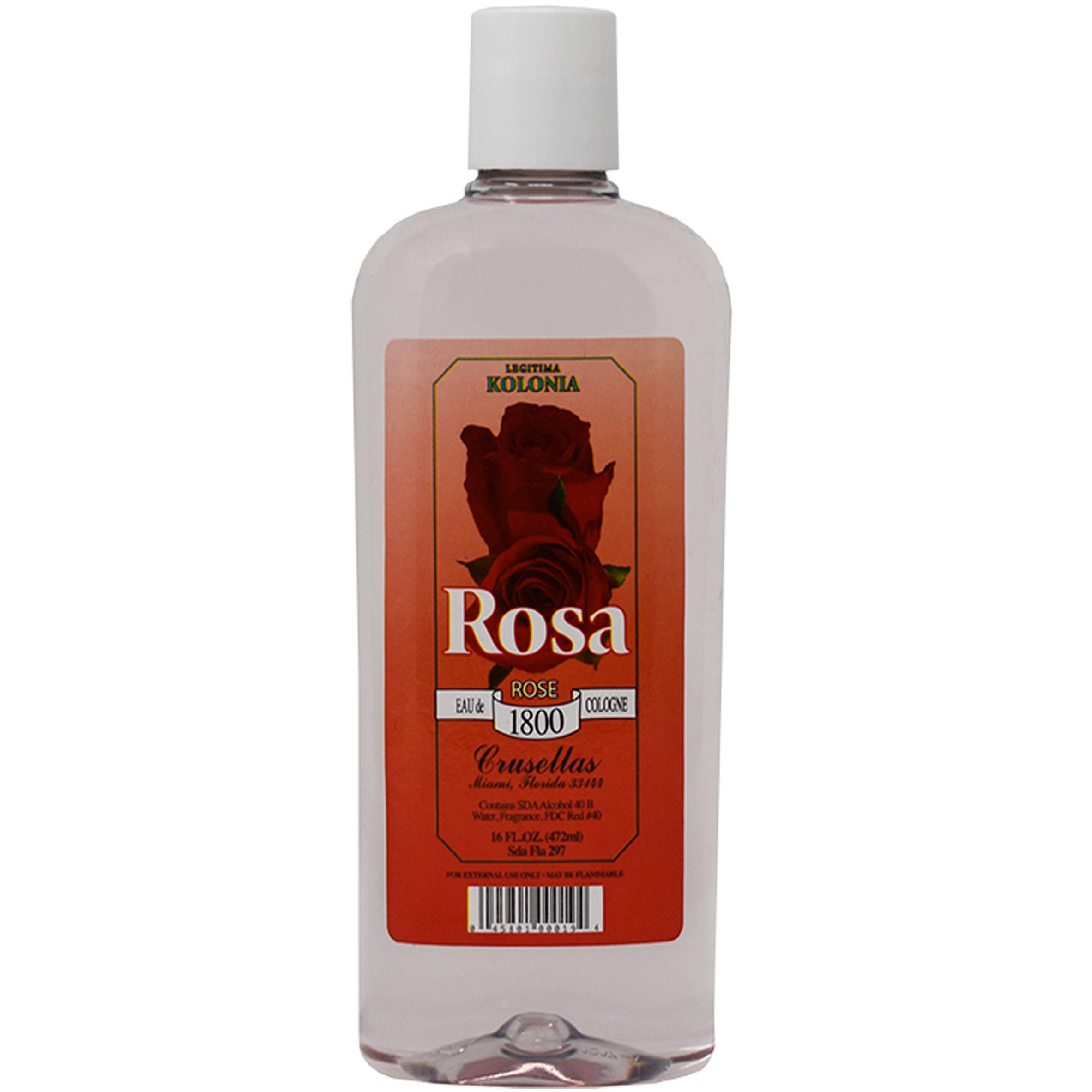 Crusellas Kolonia 1800 Rose Cologne 16 fl oz