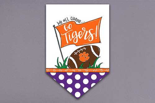 Magnolia Lane Collegiate Garden Flag (Clemson Cheer!)