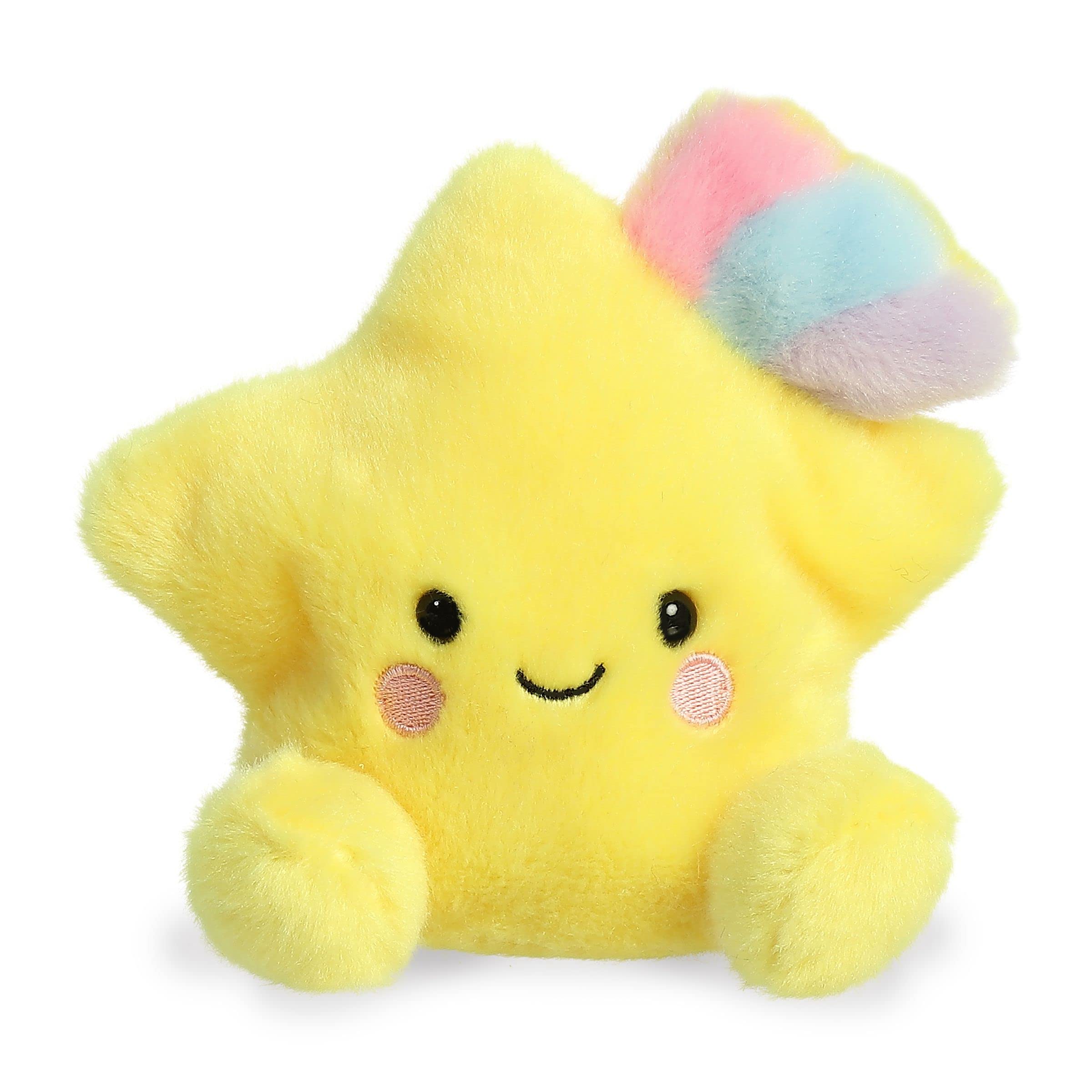 AURORA Palm Pals Pisces Star 5'' Plush, Yellow, 5 inches