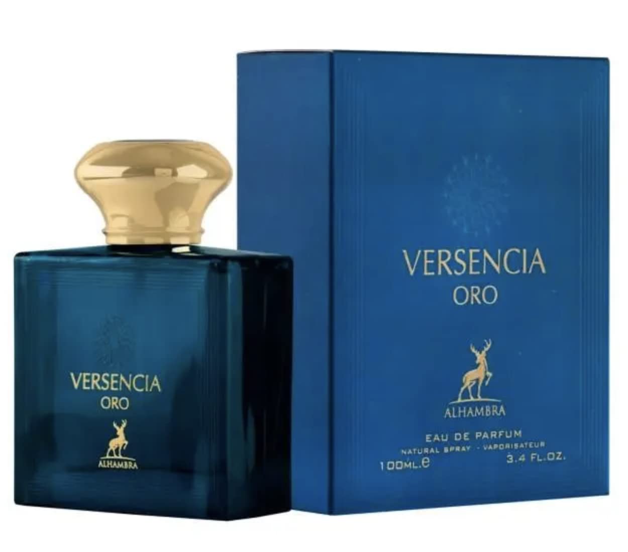 Maison Alhambra Versencia Oro Eau de Parfum Spray 3.4 Fl Oz (100 ml)