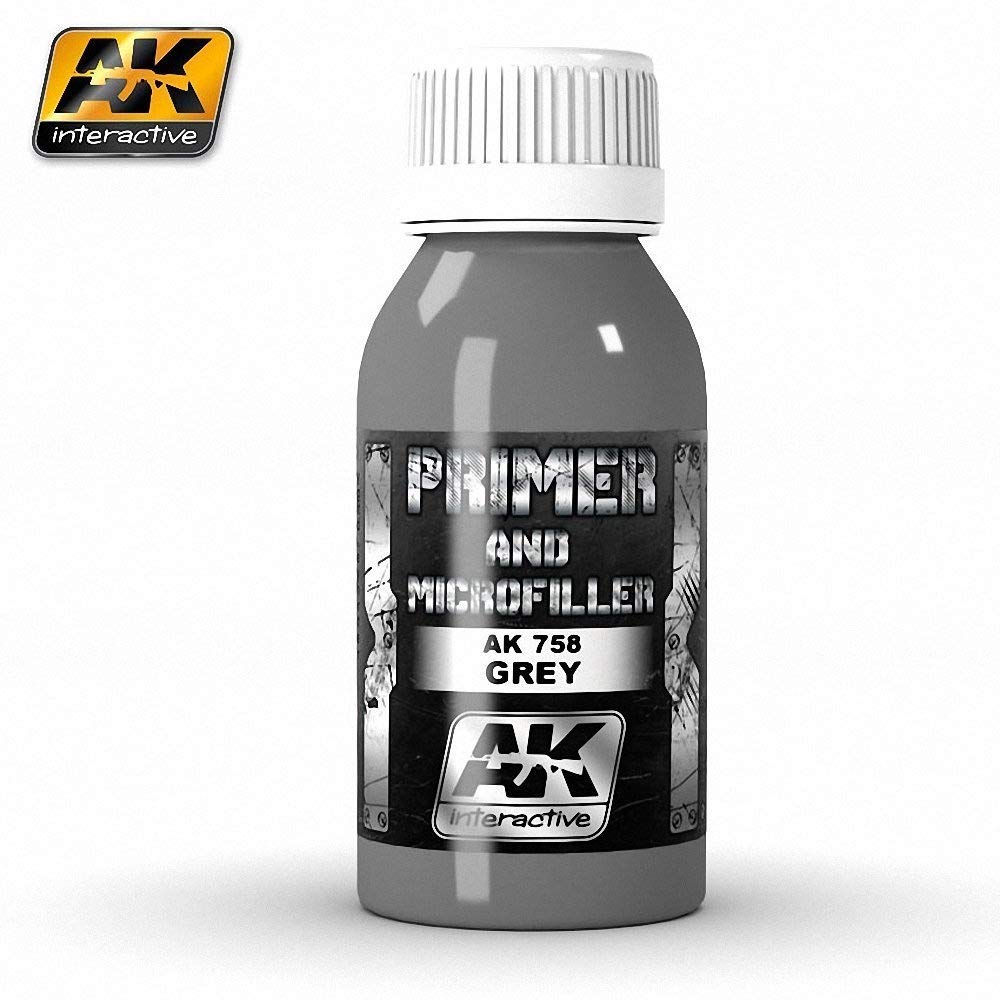 Xtreme Metal AK Interactive AK-758 Line Grey Primer and Microfiller - 100ml