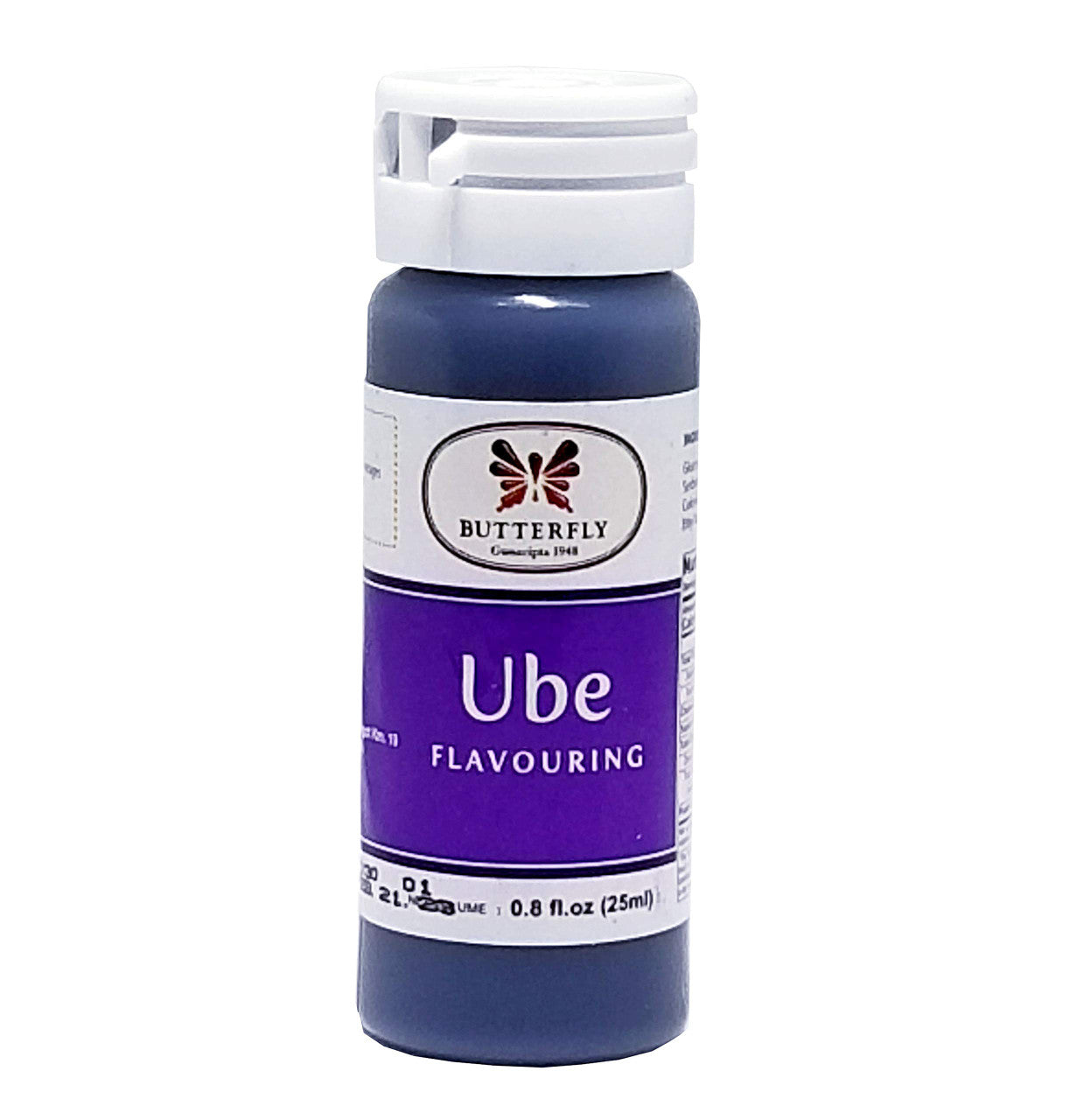 Ube Purple Yam Flavoring Extract by Butterfly 1 Oz 25 mL