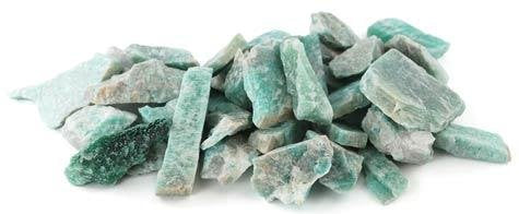 Amazonite Untumbled Rough Gemstones - 1 Pound