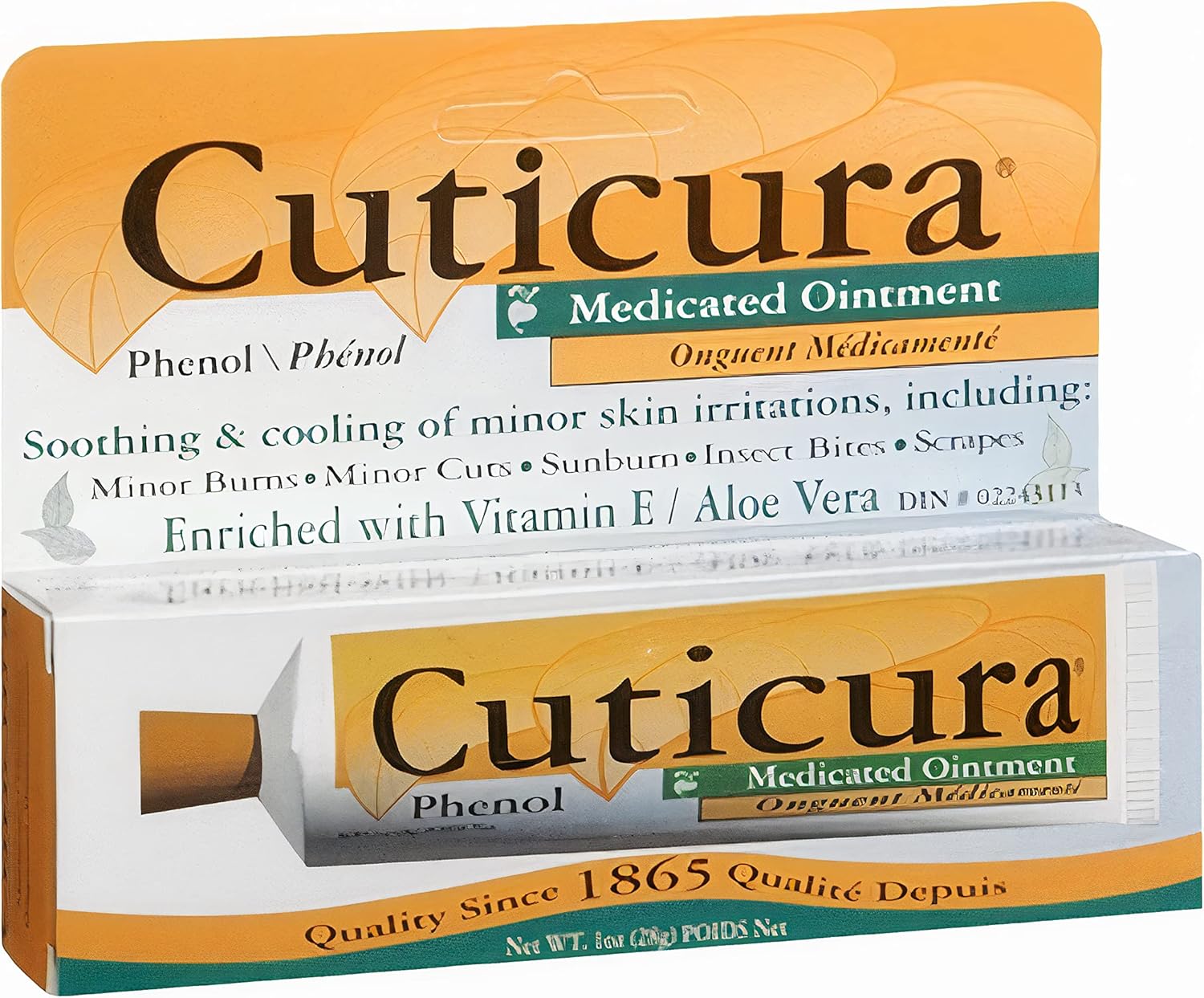 Cuticura Medicated Pain Relieving Ointment with Phenol, 1 Ounce