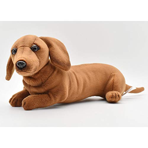 Lifelike Dachshund Stuffed Animal by Hansa 16"