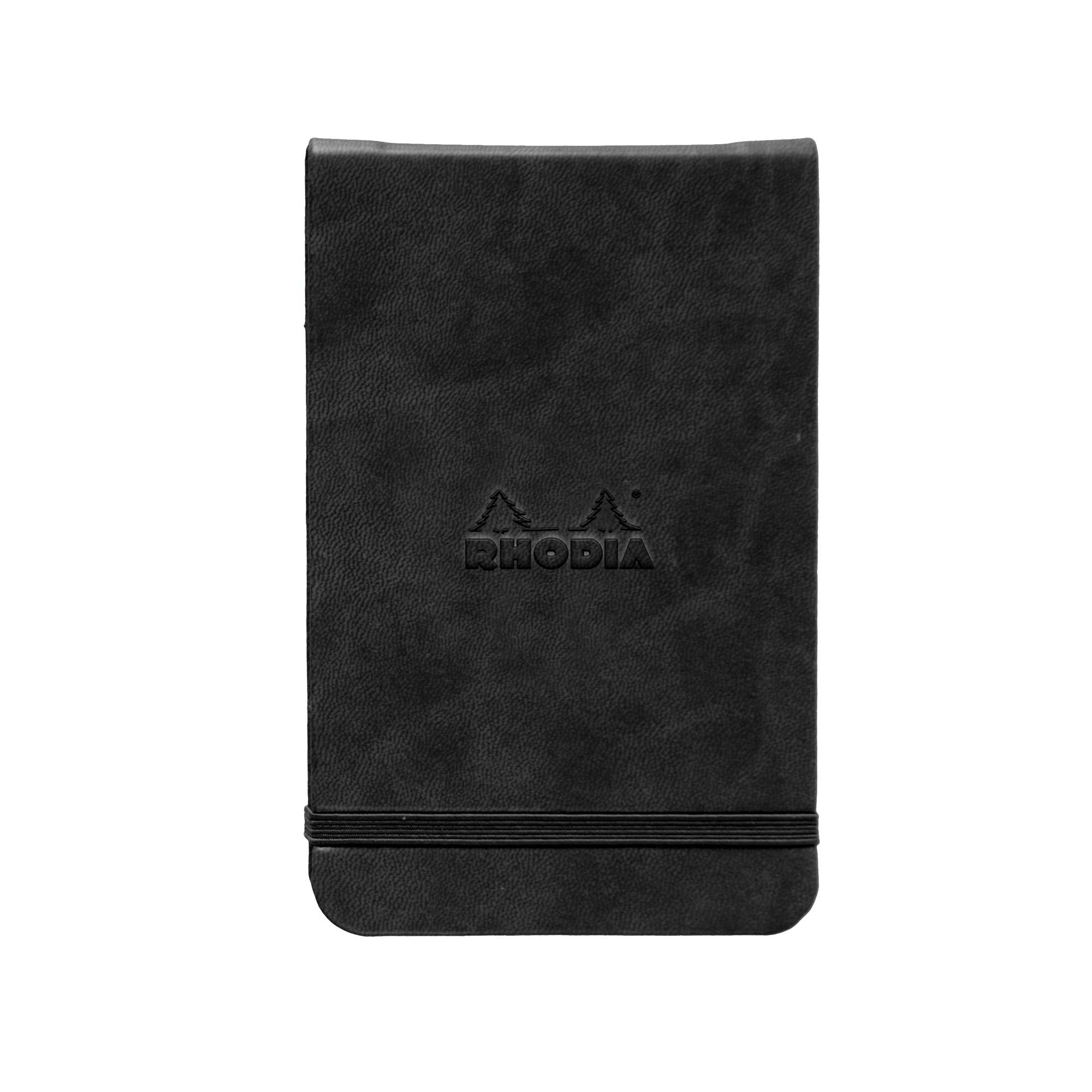 Rhodia Webnotepad Webbies - Dot grid 96 sheets - 3 1/2 x 5 1/2 - Black cover