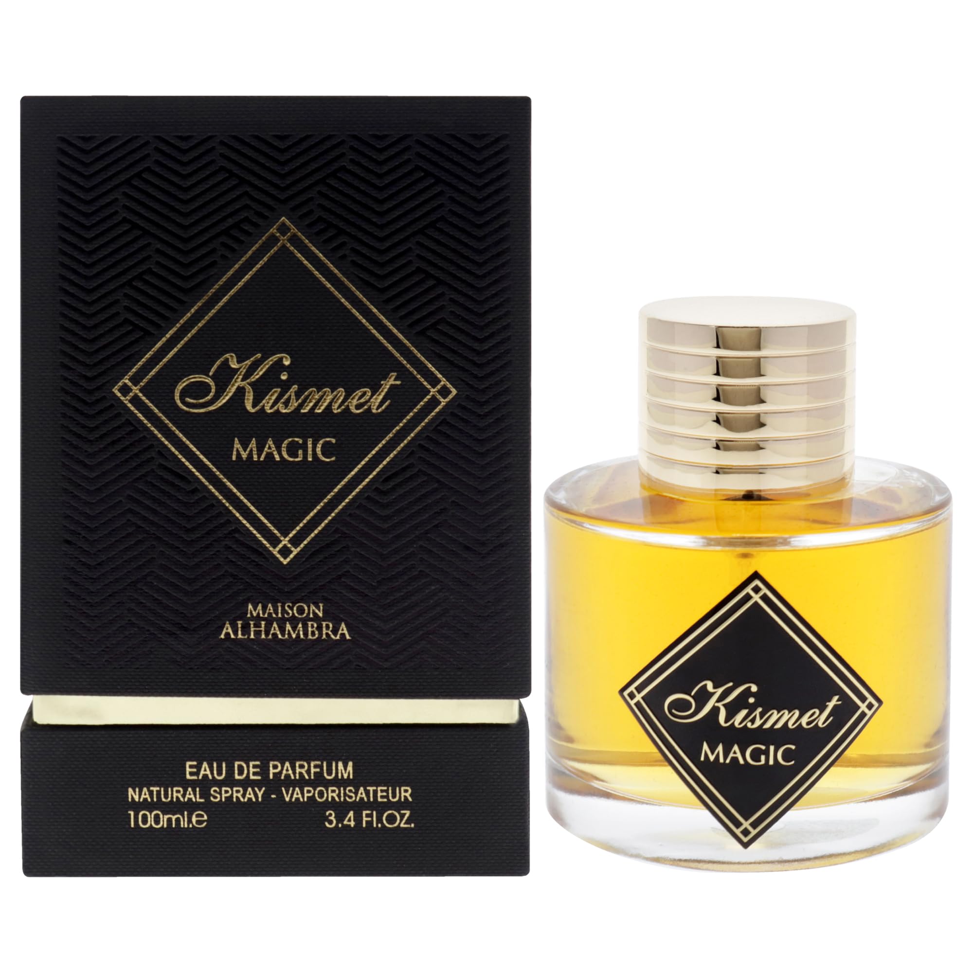 Maison Alhambra Kismet Magic for Men Eau de Parfum Spray 3.4 Fl Oz (100 ml)