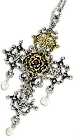 Eastgate Resource Hampton Court Rosy Cross for Faith and Devotion Amulet