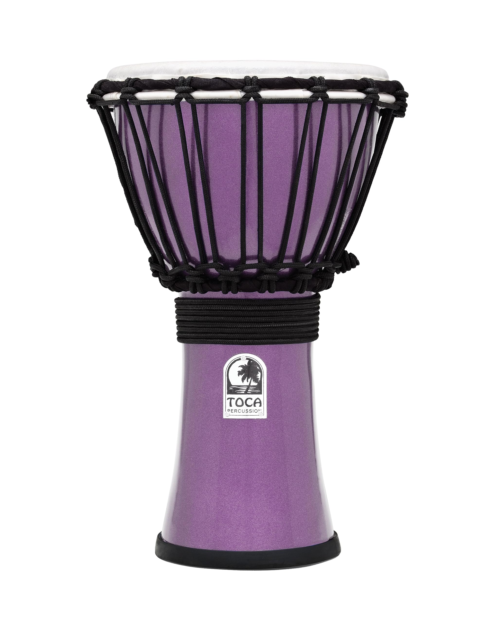 Toca TFCDJ-7MV Freestyle Colorsound 7-Inch Djembe - Metallic Violet