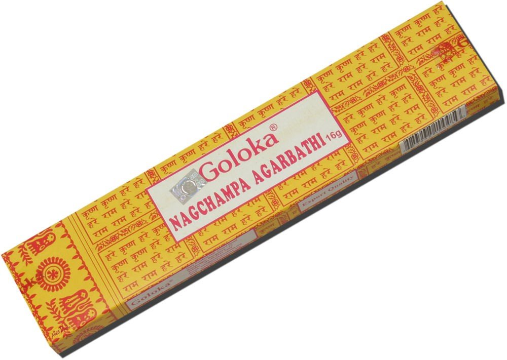 Goloka Nag Champa Incense Sticks, 16 grams