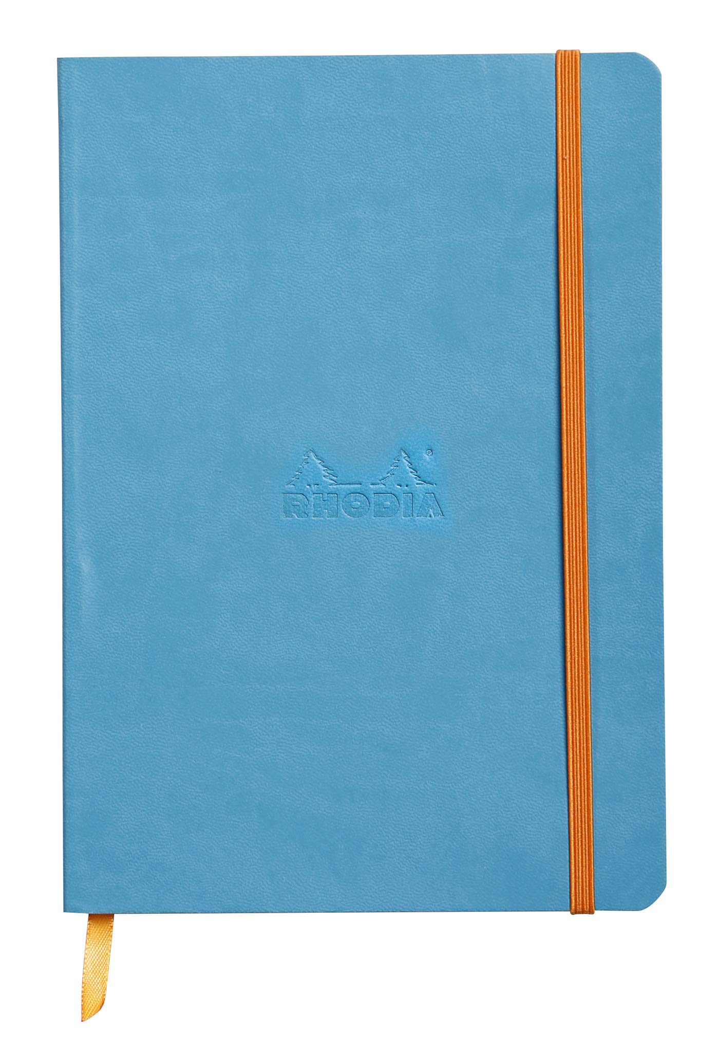 Carnet Rhodia Rhodiarama SoftCover - 80 feuilles lignées - 6 x 8 1/4 - Couverture turquoise