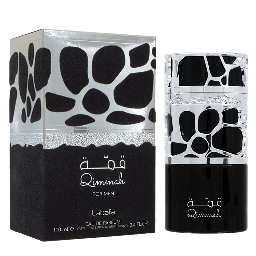 Lattafa Qimmah for Men Eau de Parfum Spray 3.4 Fl Oz (100 ml)