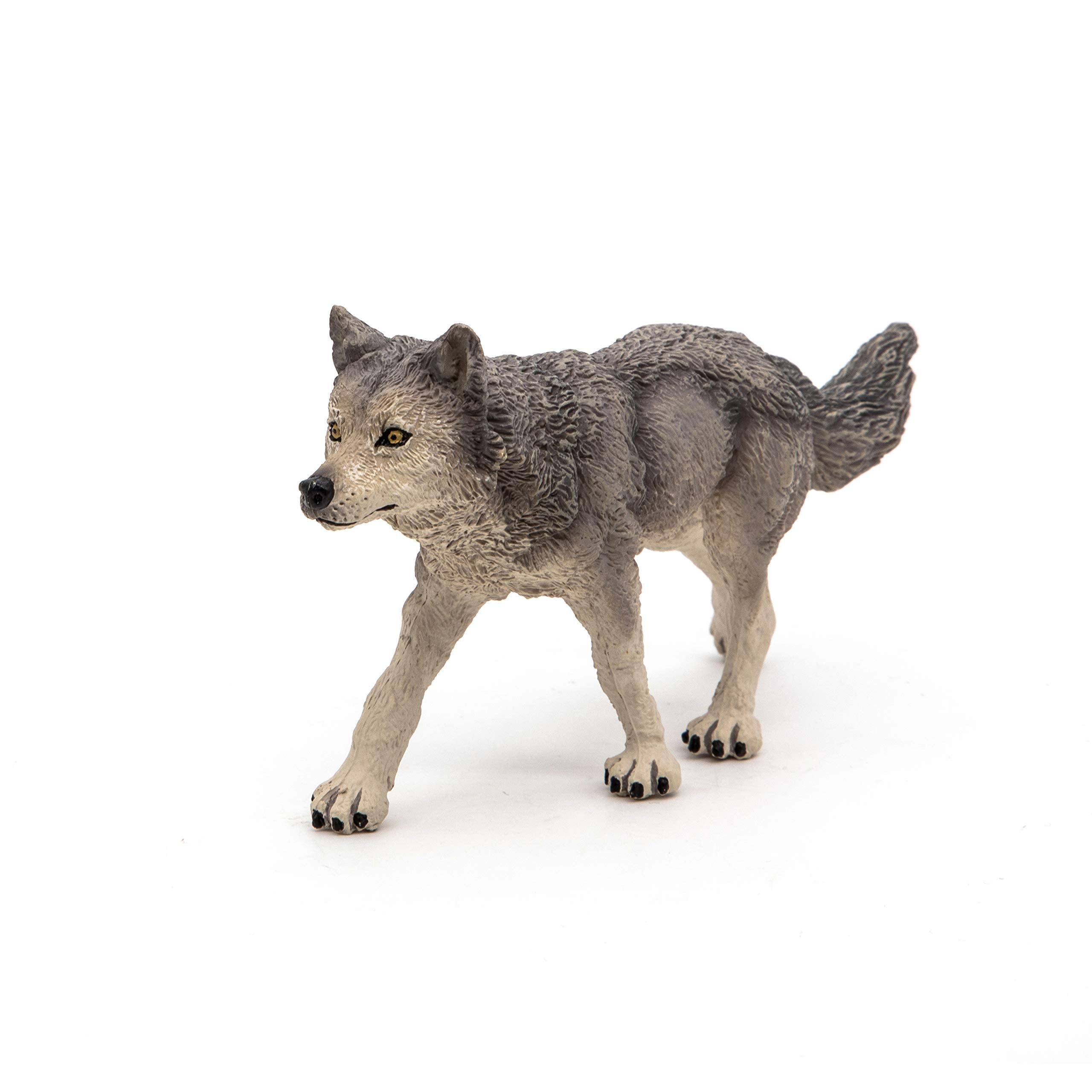 Papo Wild Animal Kingdom Figure, Grey Wolf